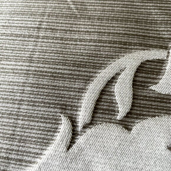 J Queen New York Decorative Pillow Sham Gray White Pleated Trim u - Picture 3 of 6